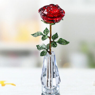 Red Glass Rose