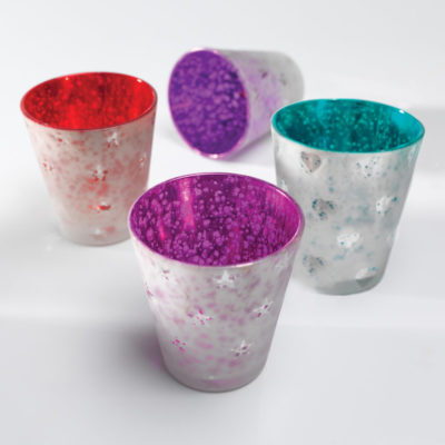 Frosted Glass tea-light Holder