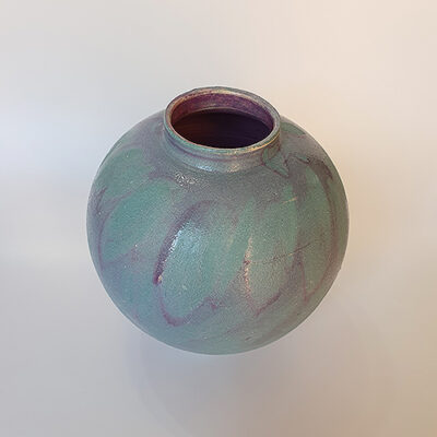 Handmade Blue Moon Ceramic Vase
