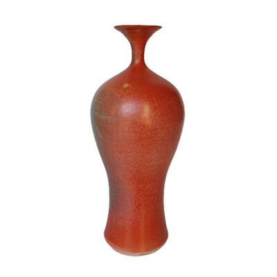Handmade Red Ceramic Bottle