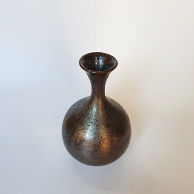 Handmade Bronze Ceramic Bottle